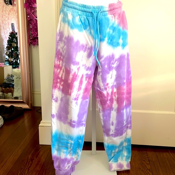 Forever 21 Tie-Dye Sweatpants 💜💙💗 - Picture 1 of 7